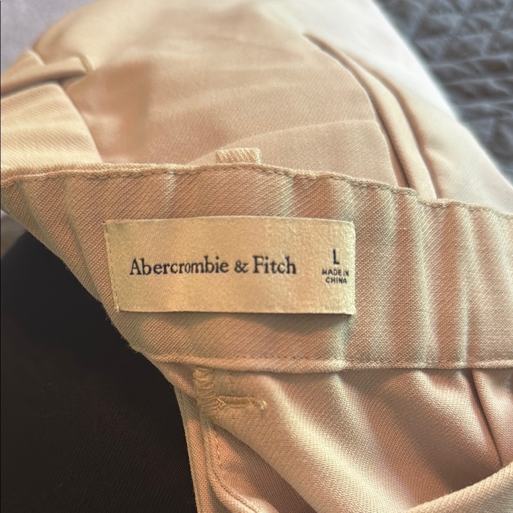 Abercrombie & Fitch High Waist Tan Shorts - Picture 2 of 3
